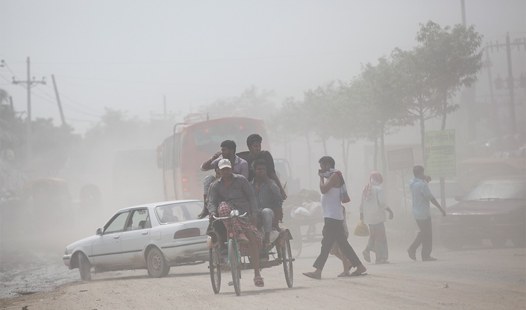 Air pollution at Gabtoli Aminbazar